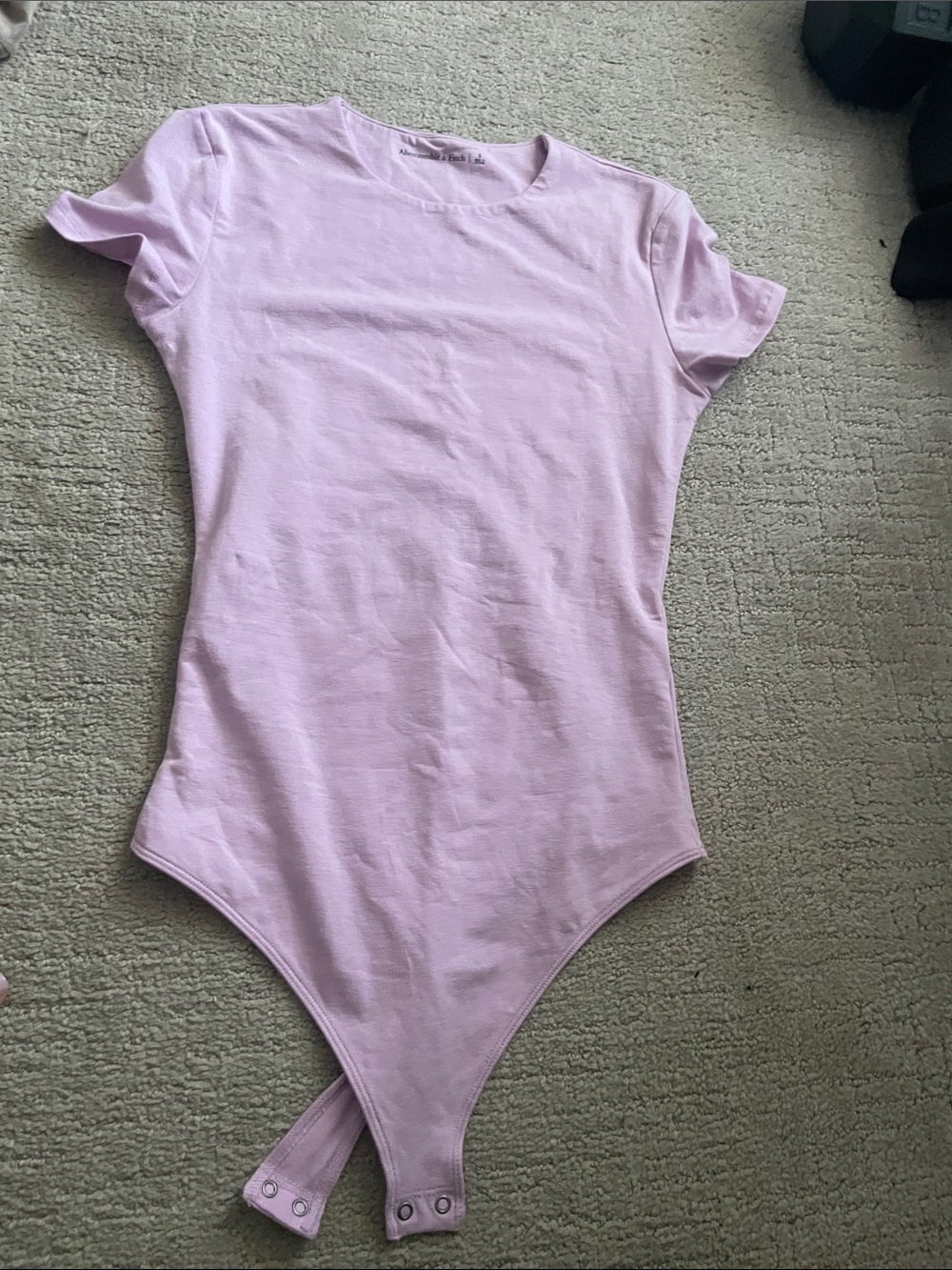 Abercrombie & Fitch Kids Short Sleeve One-Piece Bodysuit - Light Pink